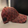 Boné Gucci GG Supreme Canvas Vermelho