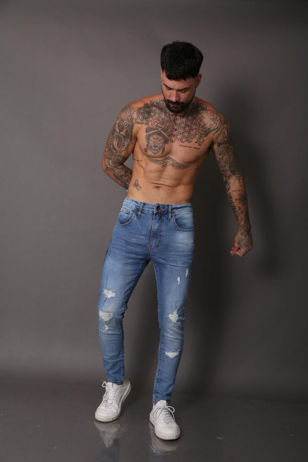 Calça Estilo Jogador Skiny com Elastano