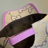 Boné Gucci GG Supreme Lavanda com Acabamento Lilás - Image 4