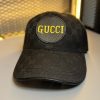 Boné Gucci GG Supreme Preto com Patch Bordado - Image 4