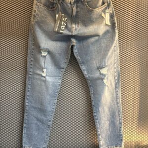 Calça Jeans Over Metal Carbono