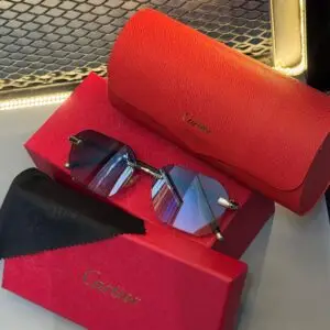 Óculos Cartier Rimless C Décor