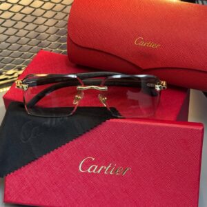 Óculos Cartier Rimless C Décor