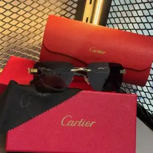 Óculos Cartier Rimless C Décor