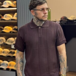 Polo Basica Magnaum Vermelho Vinho