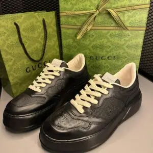 Tênis Gucci GG Embossed Platform