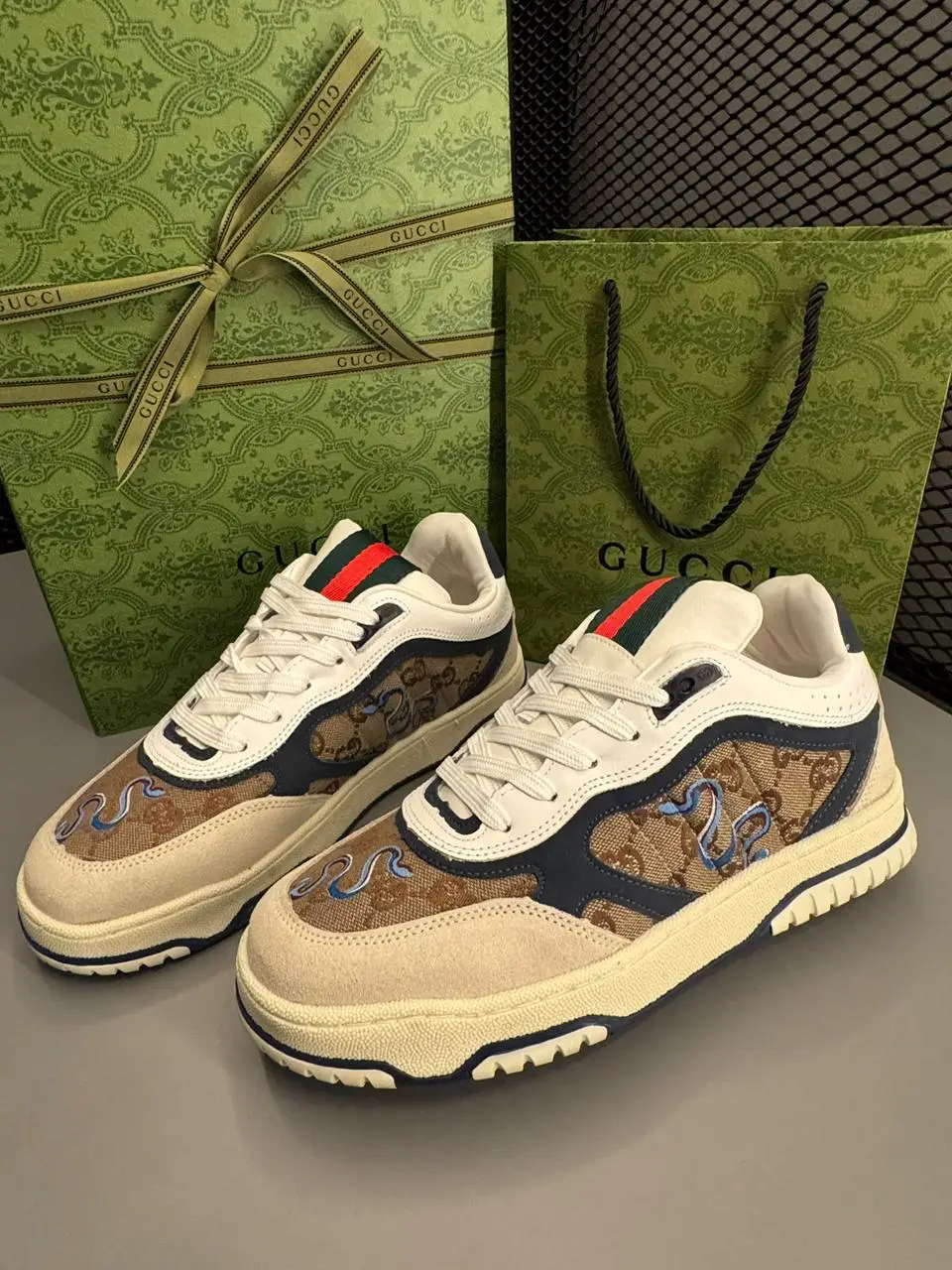 Tênis Gucci GG Web Snake