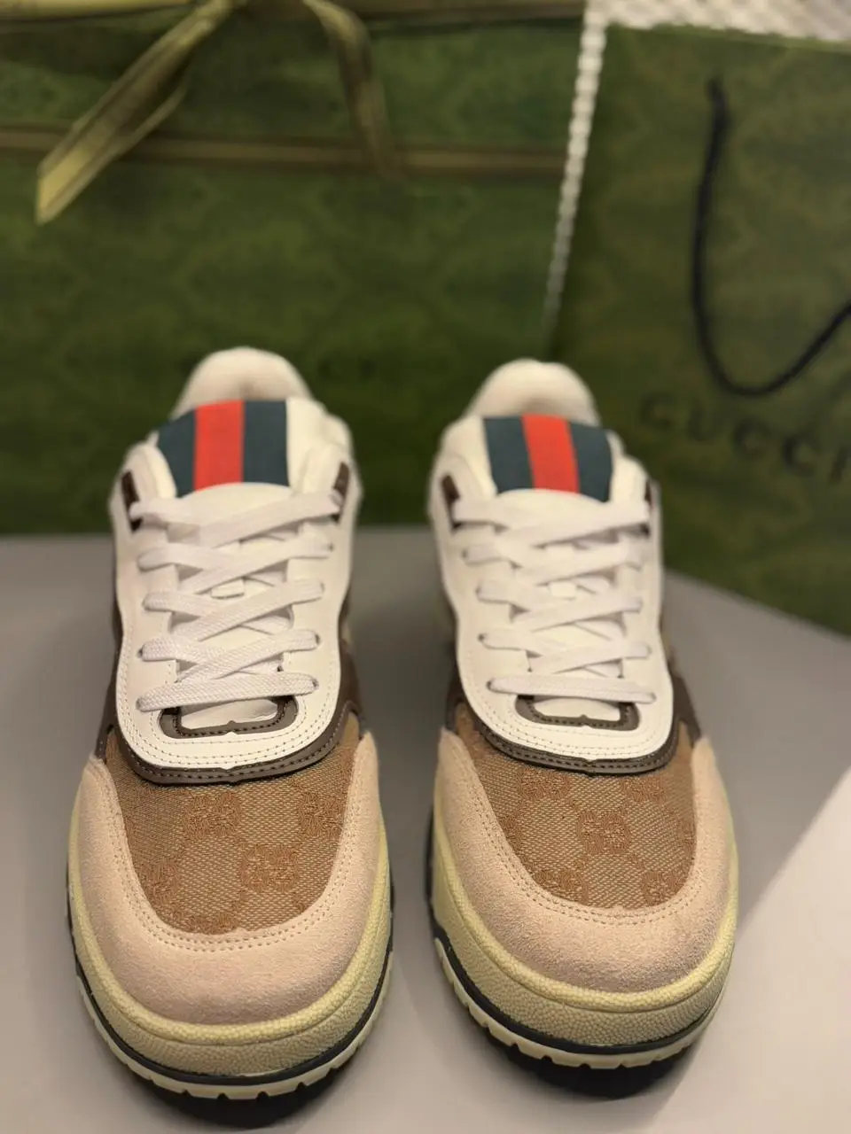 Tênis Gucci GG Web Stripe - Imagem 4
