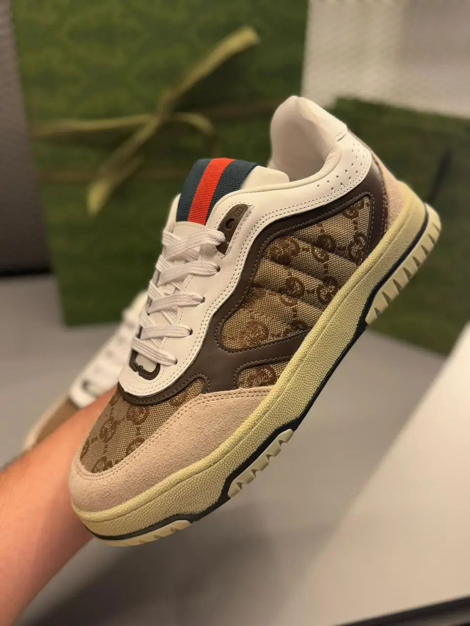 Tênis Gucci GG Web Stripe - Imagem 5