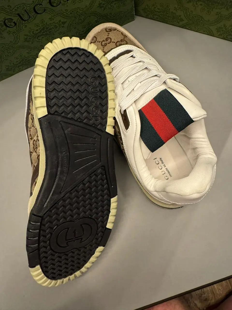 Tênis Gucci GG Web Stripe - Imagem 7