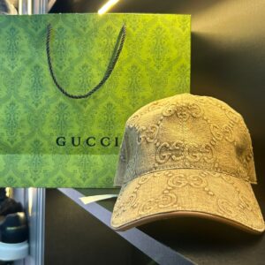 Boné Gucci Jumbo GG Canvas