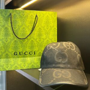 Boné Gucci Jumbo GG Canvas