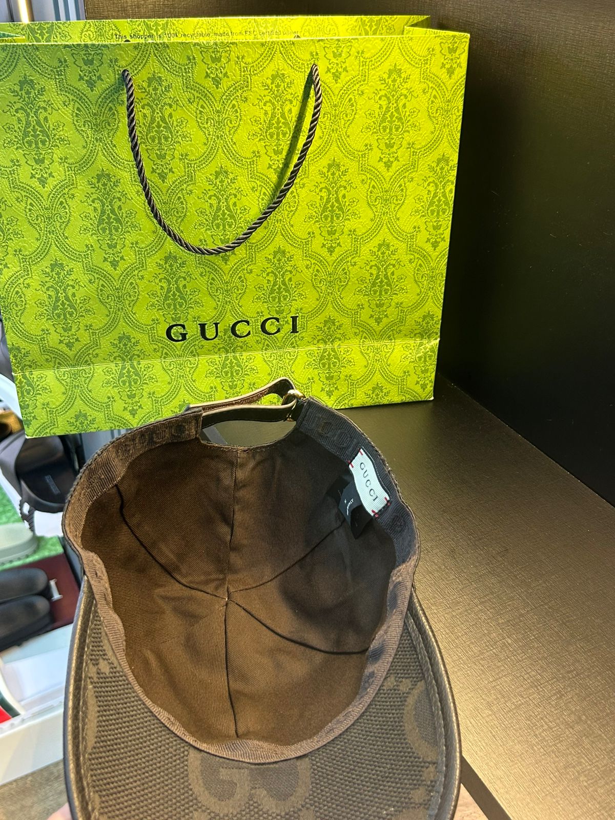 Boné Gucci Jumbo GG Canvas - Imagem 4