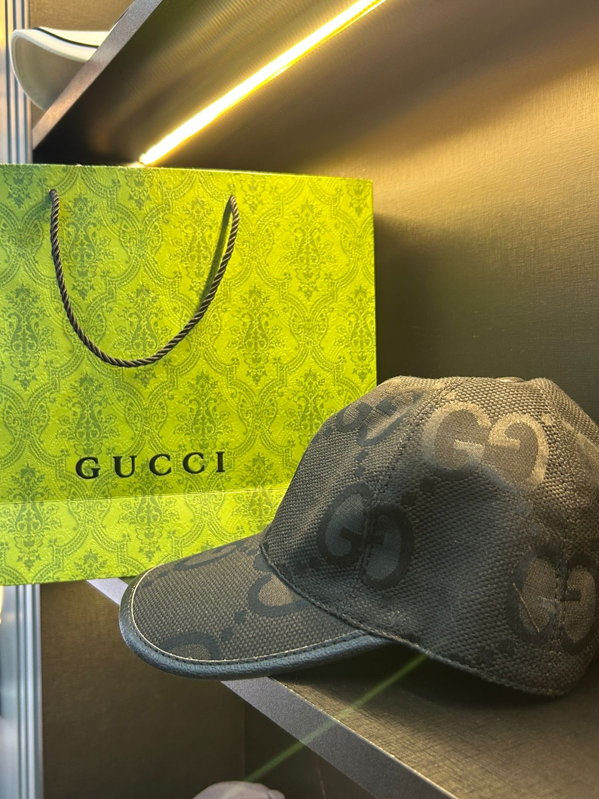 Boné Gucci Jumbo GG Canvas - Imagem 3