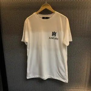 Camiseta Amiri Minimalist MA Logo White