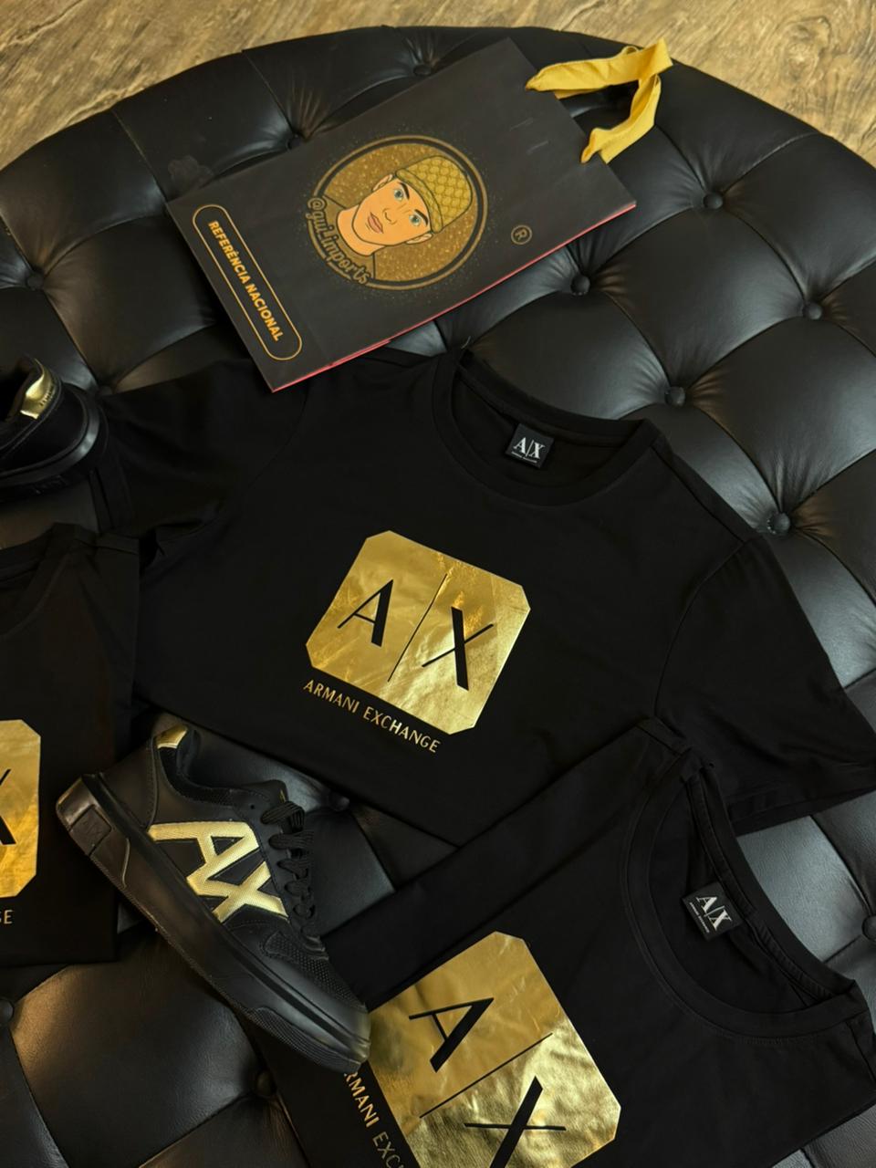 Camiseta Armani Exchange Preta