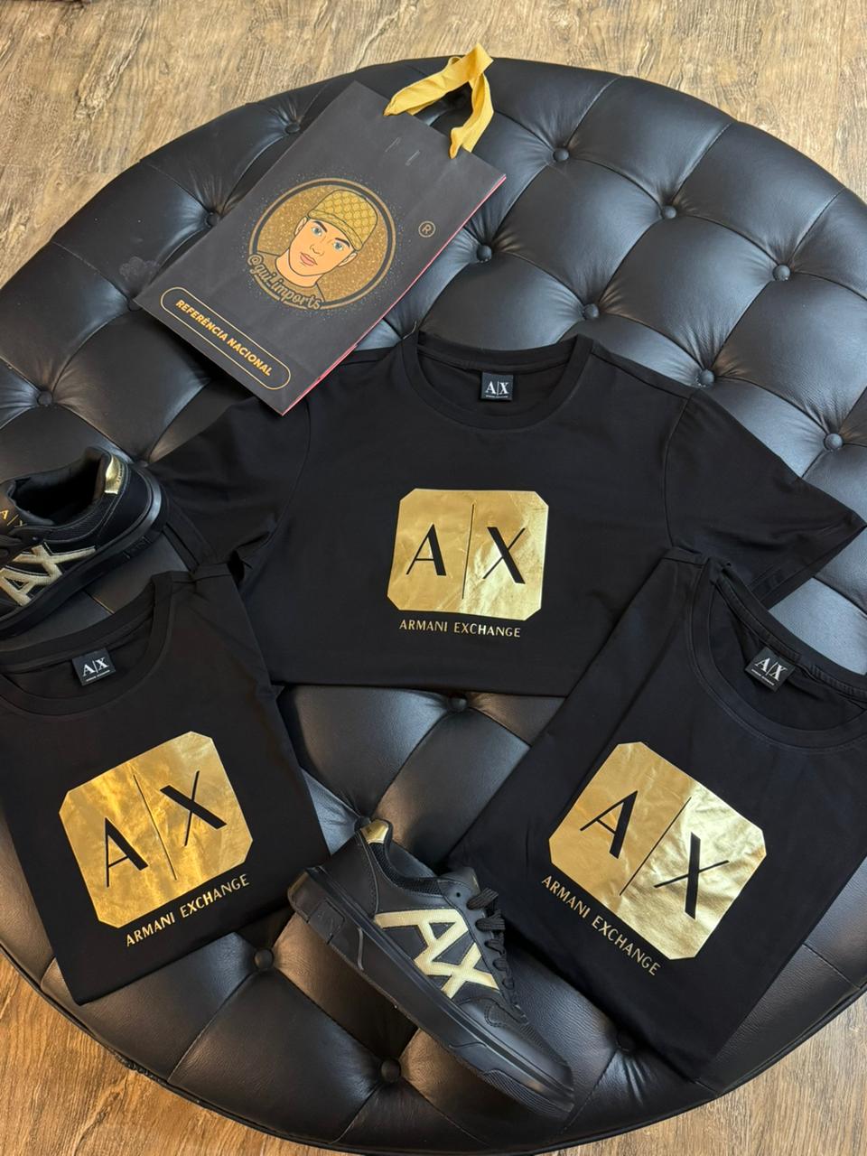 Camiseta Armani Exchange Preta - Imagem 2