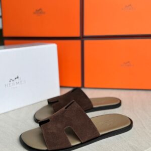 Sandália Hermès Izmir Marrom