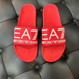Chinelo Slide Empório Armani EA7 Vermelho