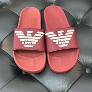 Chinelo Slide Giorgio Armani Vermelho