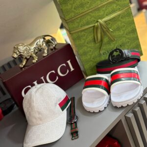 Chinelo Slide Gucci Branco