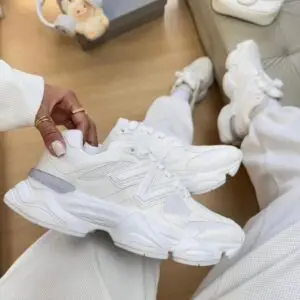 Tênis New Balance 9060 Casual – Total White (Branco)