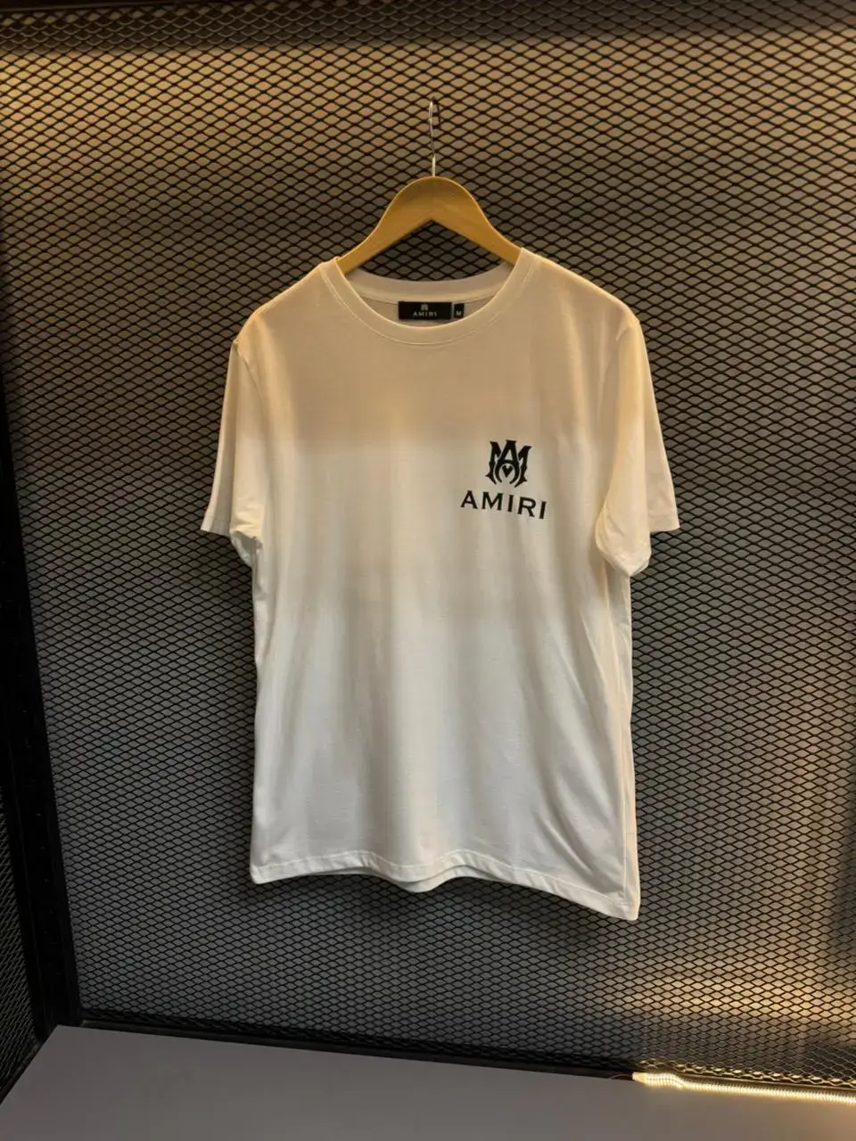 Camiseta Amiri Minimalist MA Logo White