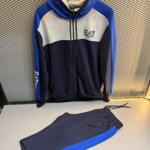 Fato de Treino EA7 Emporio Armani Azul com Capuz