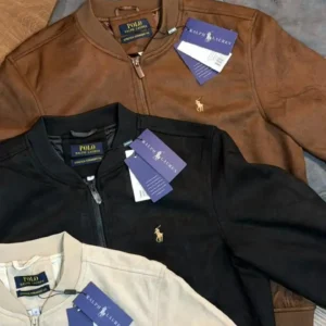 Jaqueta Masculina Suede Polo Ralph Lauren – Coleção Outono/Inverno