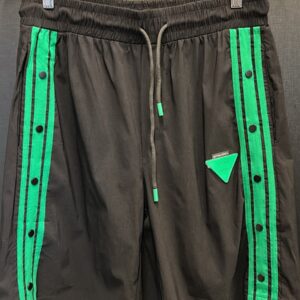 Bermuda Masculina Bottega Veneta Casual Sport Preta e Verde
