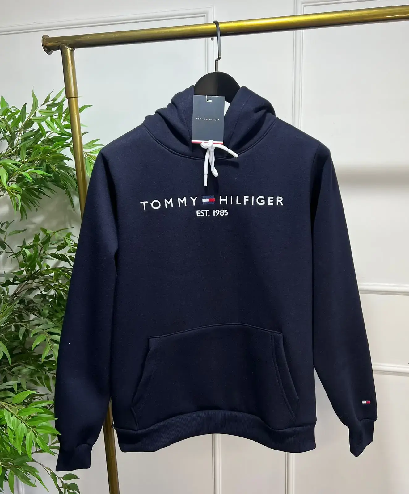 Moletom Masculino Tommy Hilfiger Com Capuz Est. 1985 - Imagem 3