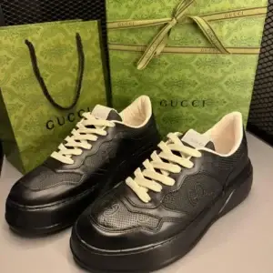Tênis Gucci GG Embossed Platform