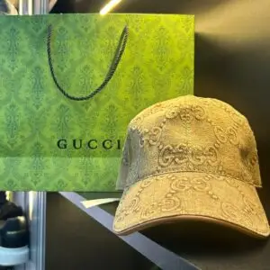 Boné Gucci Jumbo GG Canvas