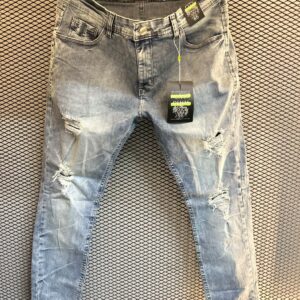 Calça Jeans Masculina City Denim 86 Premium Slim Fit Distressed