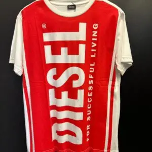Camiseta Masculina Diesel Multi-Panel Logo – For Successful Living