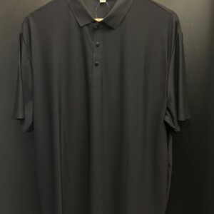 Camisa Polo Knit com Textura Frontal Geométrica – Linha Premium