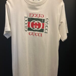 Camiseta Gucci Classic Web Logo Estampa Vintage Premium