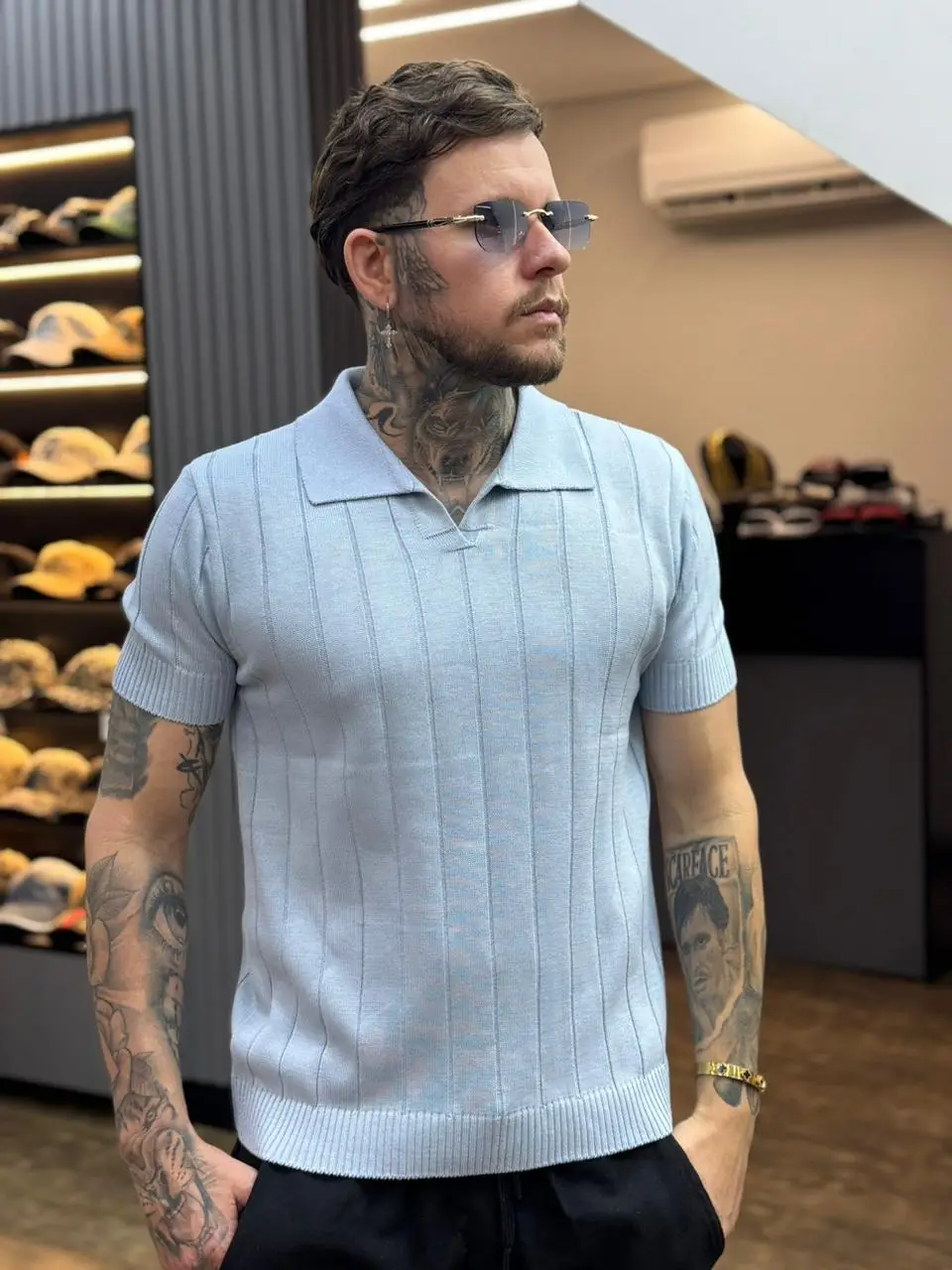Polo Texturizada Boxter Jeans Original - Imagem 3