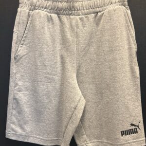 Bermuda Masculina Puma Moletom Cinza Classic