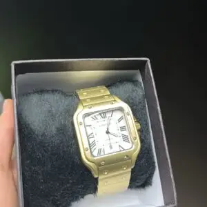 Cartier Santos Automatic – Caixa e Pulseira Metalizada