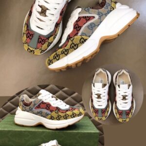 Tênis Gucci Rhyton GG Patchwork Monogram Multicolor