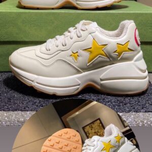Tênis Gucci Rhyton Yellow Stars Off-White