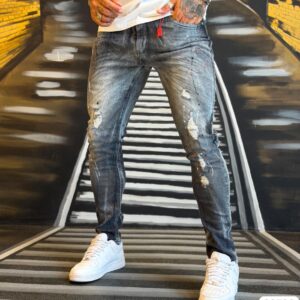 Calça Jeans Jogador Spray City Denim