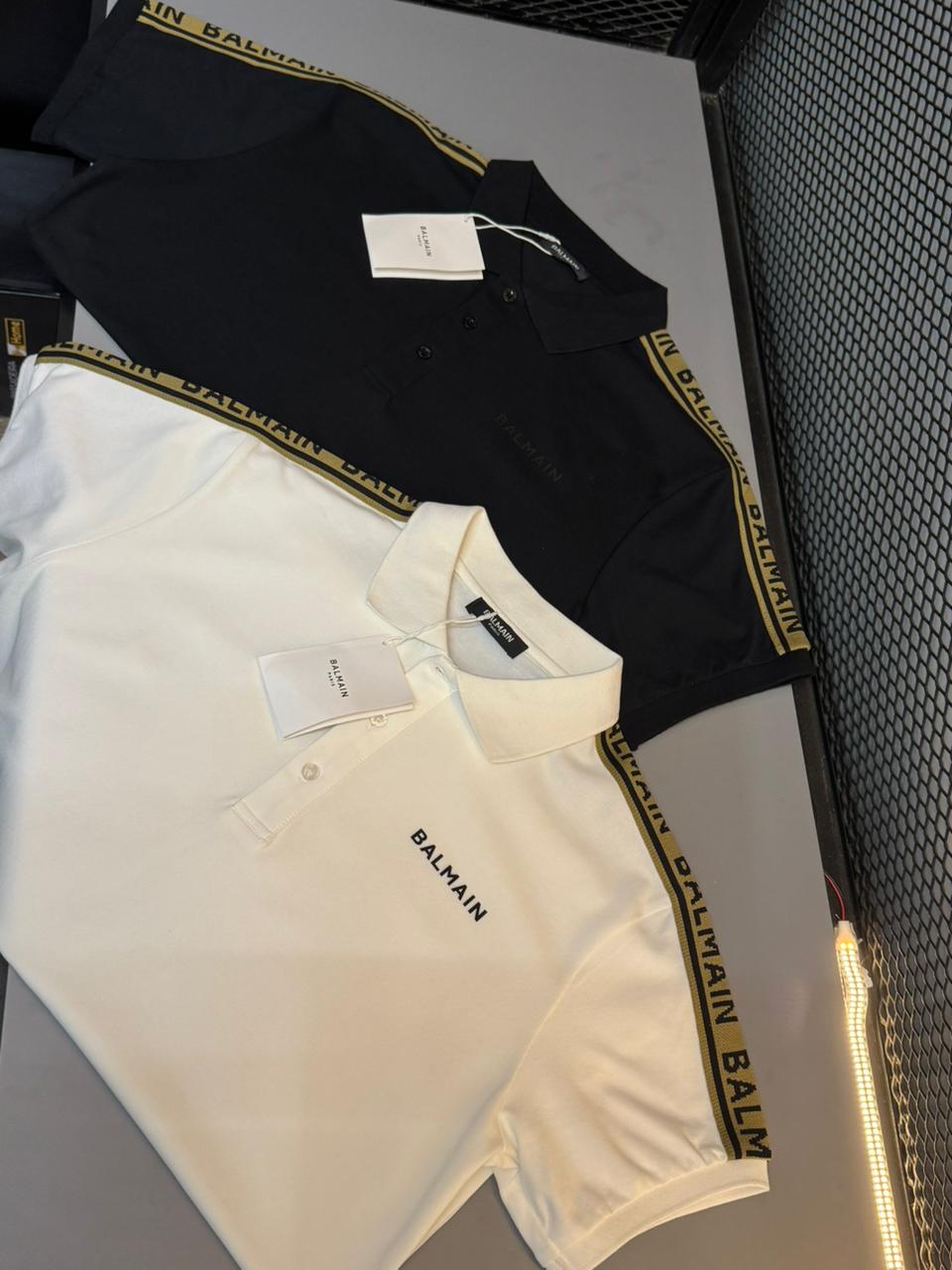 Camisa Polo Masculina Balmain - Imagem 6