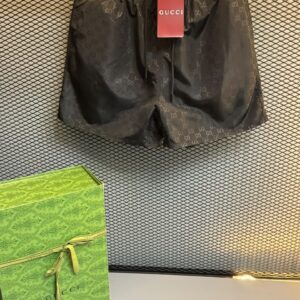 Short Gucci Monograma Preto Luxo