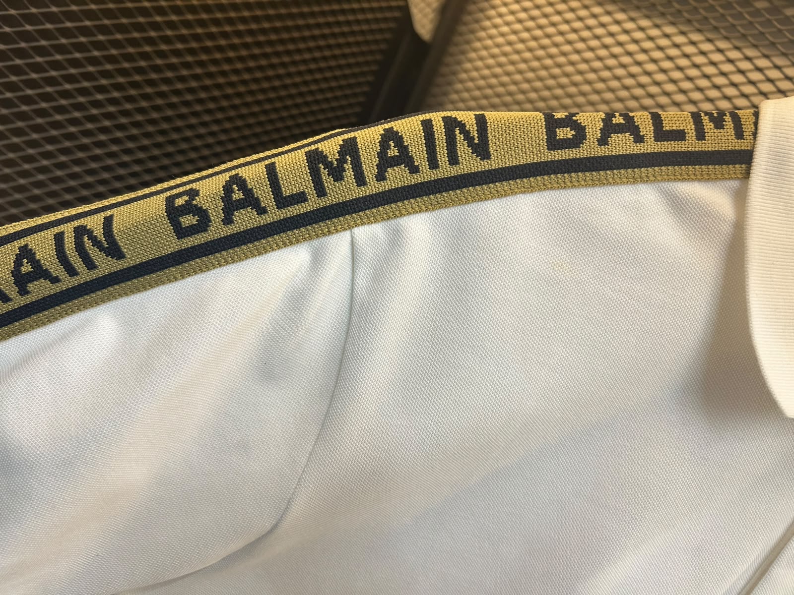 Camisa Polo Masculina Balmain - Imagem 3